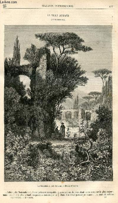 LE MAGASIN PITTORESQUE - Livraison n023 - La villa Adriana (tats romains).