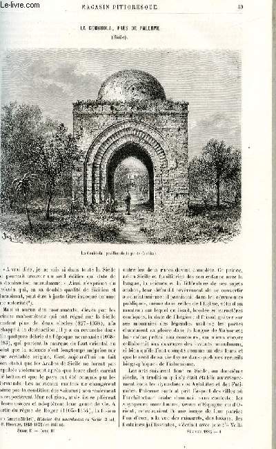 LE MAGASIN PITTORESQUE - Livraison n04 - La coubbola, prs de Palerme, Sicile, par G.Lafaye.