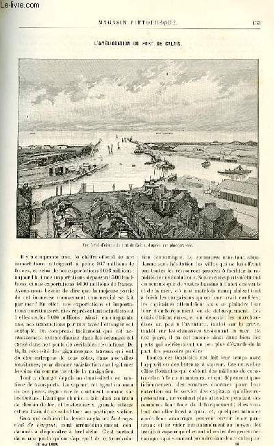 LE MAGASIN PITTORESQUE - Livraison n10 - L'amlioration du port de Calais.