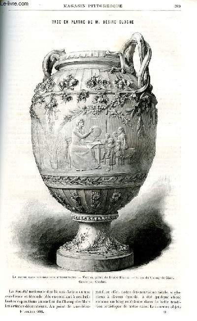 LE MAGASIN PITTORESQUE - Livraison n13 - Vase en pltre de Dsir Bloche.