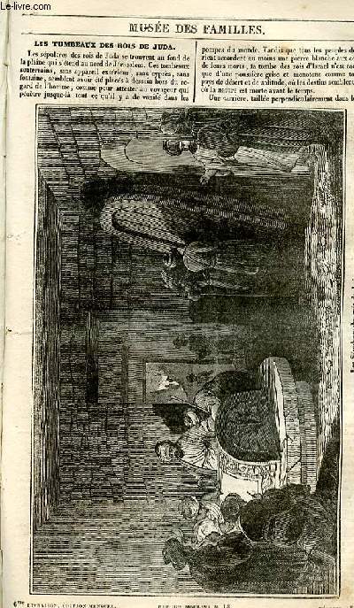 Le muse des familles - lecture du soir - 1re srie - livraison n06 - Les tombeaux des rois de Judas.