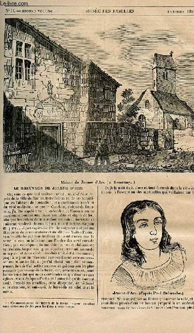 Le muse des familles - lecture du soir - 1re srie - livraison n02 - Le breuvage de Jeanne d'Arc.