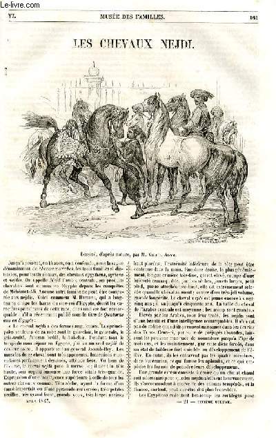 Le muse des familles - lecture du soir - livraison n21et 22 - Les chevaux Nejdi par Berthoud.
