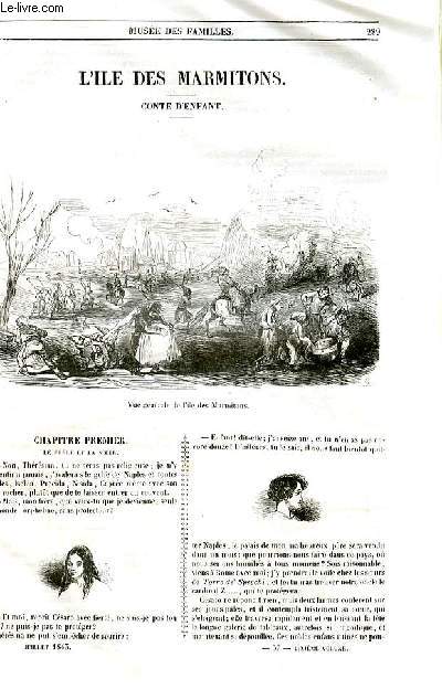 Le muse des familles - lecture du soir - livraison n37 et 38 - L'ile des marmitons , conte d'enfant par Emile de Girardin.