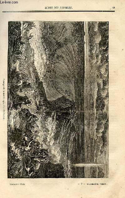 Le muse des familles - lecture du soir - deuxime srie - livraison n07 et n08 - Etudes sur l'Algrie - la montagne des lions  Oran par Charles Poncy.
