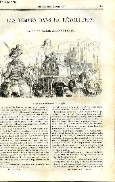 Le muse des familles - lecture du soir - deuxime srie - livraison n14 - Les femmes dans la rvolution - la reine Marie Antoinette (suite).
