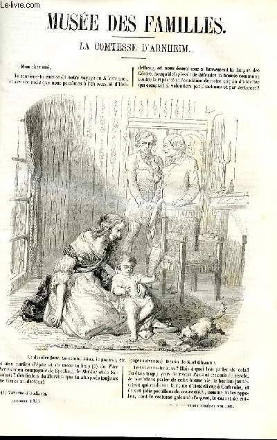 Le muse des familles - lecture du soir - deuxime srie - livraison n01 - La comtesse d'Arnheiml par Chalrles Basset.