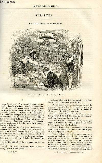 Le muse des familles - lecture du soir - livraison n02 - Varits - La poste ancienne et moderne par A. Challamel, suivre.
