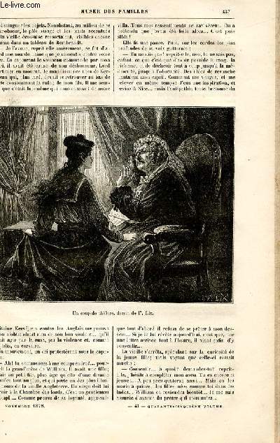 Le muse des familles - lecture du soir - livraisons n43 et 44 - Nouvelles - Benjamine par Deslys,suite et fin.