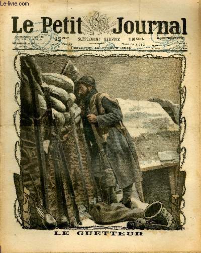 LE PETIT JOURNAL - supplment illustr numro 1416 - LE GUETTEUR