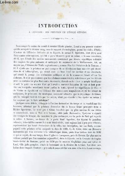 Introduction  l'histoire des peintres de l'cole Gnoise.