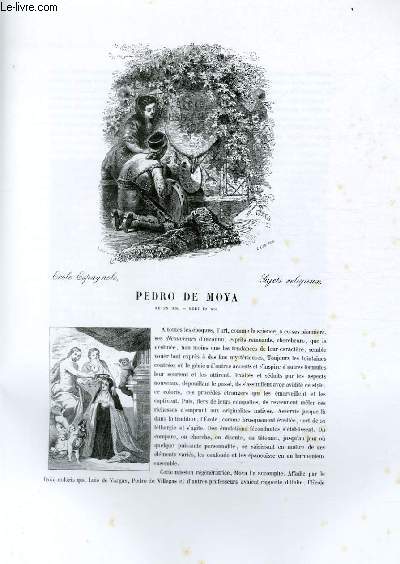 Biographie de Pedro de Moya (1610-1666) ; Ecole Espagnole ; Sujets religieux ; Extrait du Tome 6 de l'Histoire des peintres de toutes les coles.