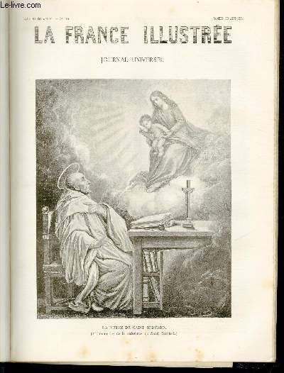 LA FRANCE ILLUSTREE N 864 La vision de Saint Bernard (8e centenaire de la naissance de Saint Bernard)