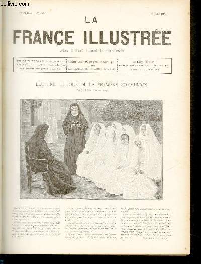 LA FRANCE ILLUSTREE N 1177 - Lecture, le jour de la premire communion par Madeleine Carpentier.
