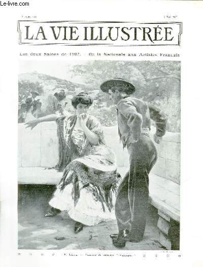 LA VIE ILLUSTREE N 446 Les deux Salons de 1907 - De la Nationale aux Artistes Franais.