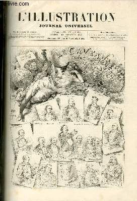L'ILLUSTRATION JOURNAL UNIVERSEL N 1820 - histoire de la semaine - courrier de Paris - 