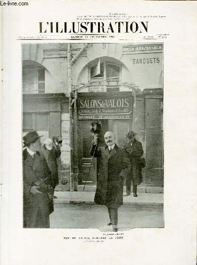 L'ILLUSTRATION JOURNAL UNIVERSEL N 3694 - Rue de Valois, pendant la crise.