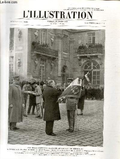 L'ILLUSTRATION JOURNAL UNIVERSEL N 4384 - Une belle crmonie militaire au chateau de Versailles.