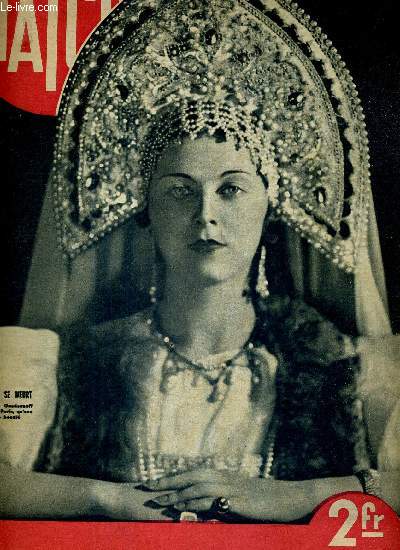 MATCH N 24 - 15 dcembre 1938 - Une Russie se meurt : la princesse Guedeanoff n'est plus,  Paris, qu'une reine de beaut - Cyrano engag aux 