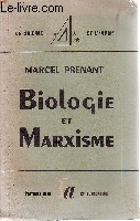 Biologie et marxisme