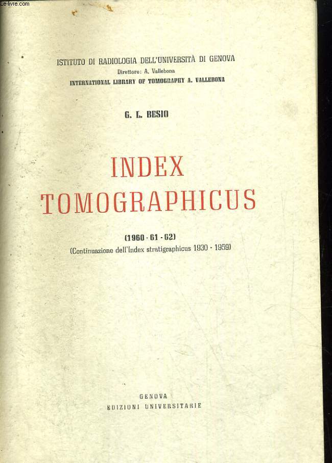 Index tomographicus
