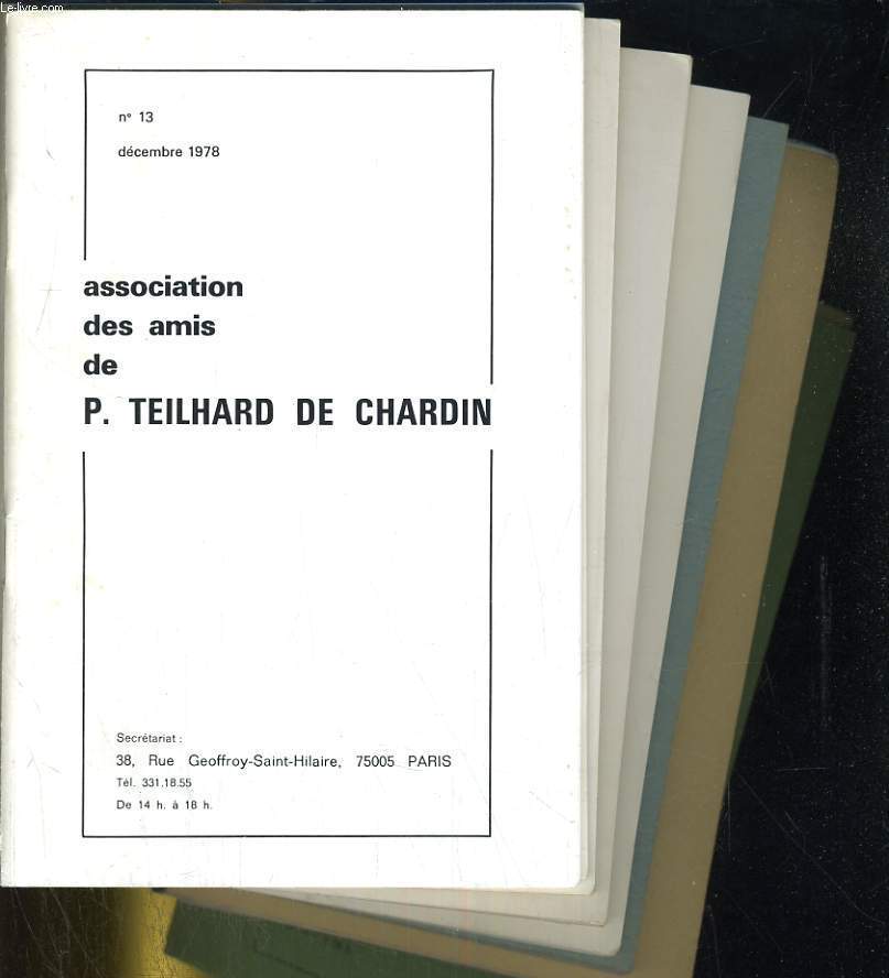 Association des amis de P Teilhard de Chardin