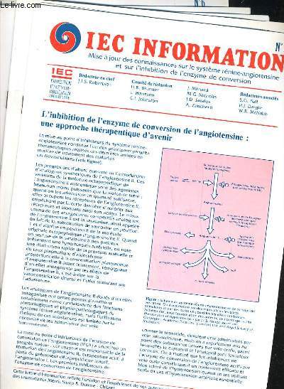 IEC Information. Lot de 6 fascicules