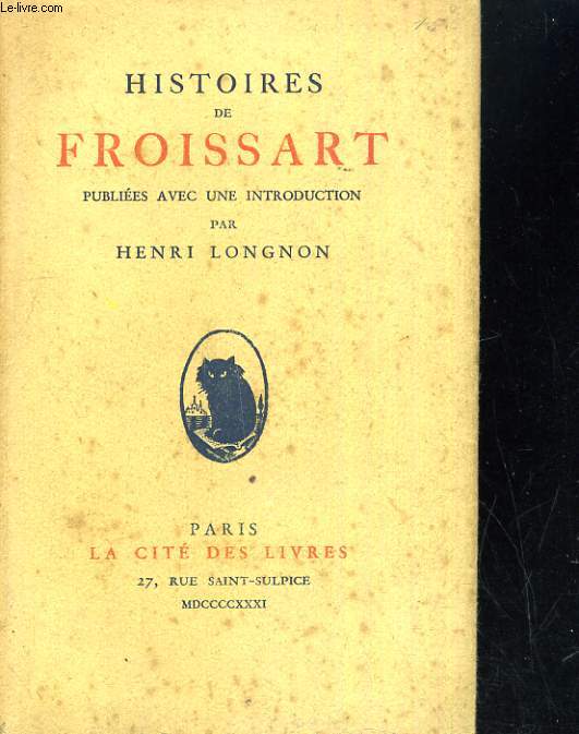 Histoires de Froissart