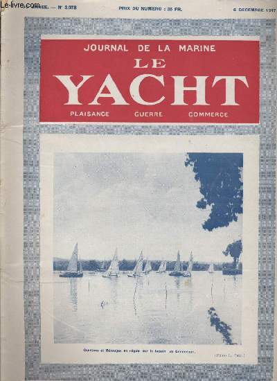 JOURNAL DE LA MARINE LE YACHT N 3.078