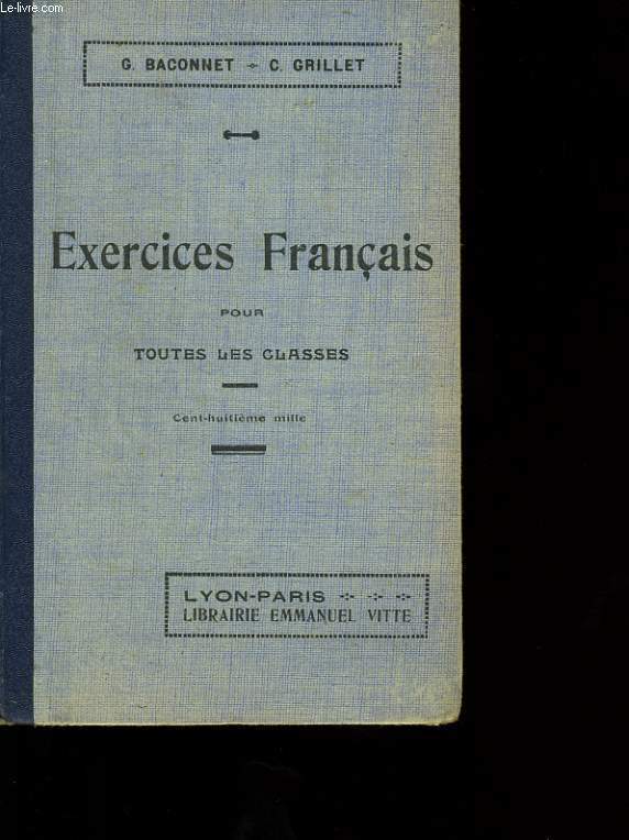 Exercices Franais.