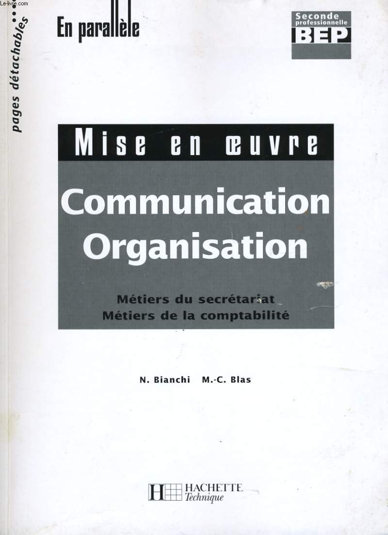 Communication organisation.