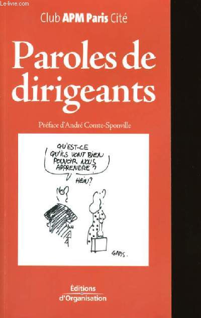 PAROLES DE DIRIGEANTS.