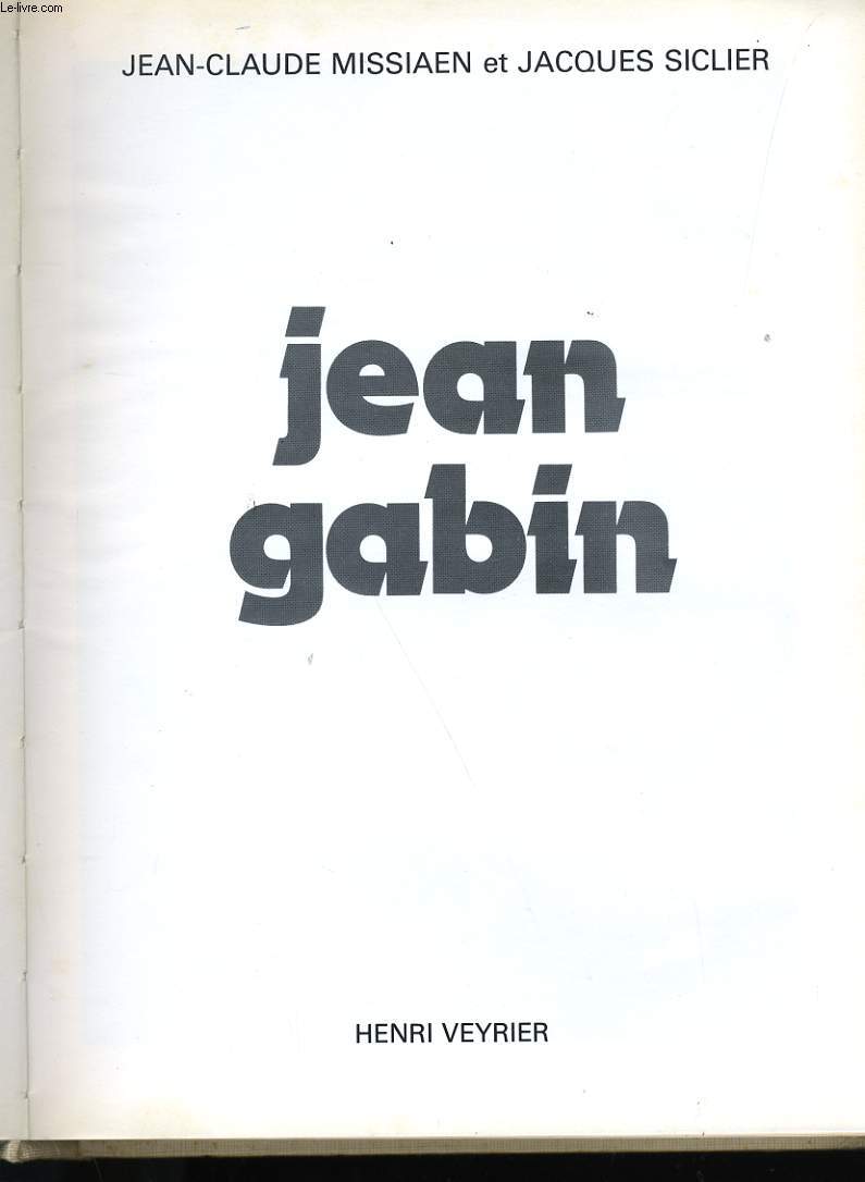 JEAN GABIN.