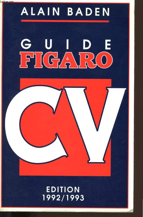 GUIDE FIGARO CV.