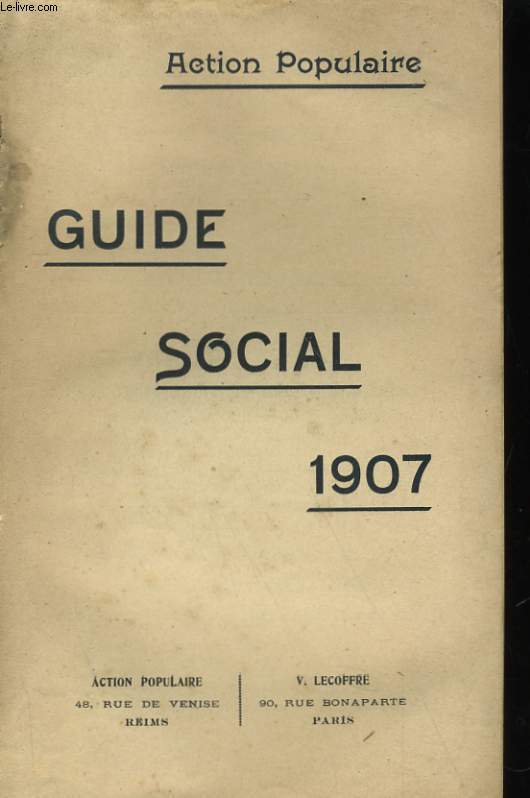 GUIDE SOCIAL 1907