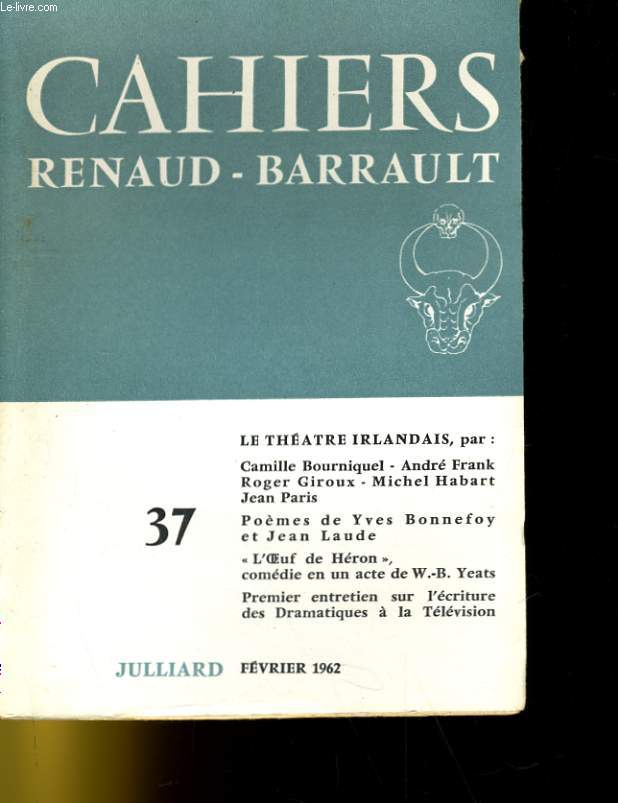 CAHIERS RENAUD - BARRAULT N37