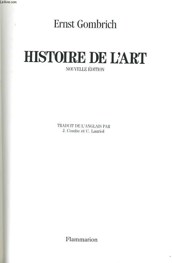 HISTOIRE DE L'ART