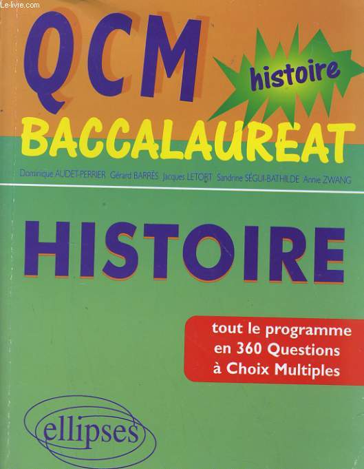 QCM BACCALAUREAT - HISTOIRE