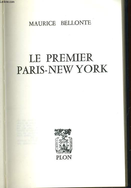 LE PREMIER PARIS-NEW YORK