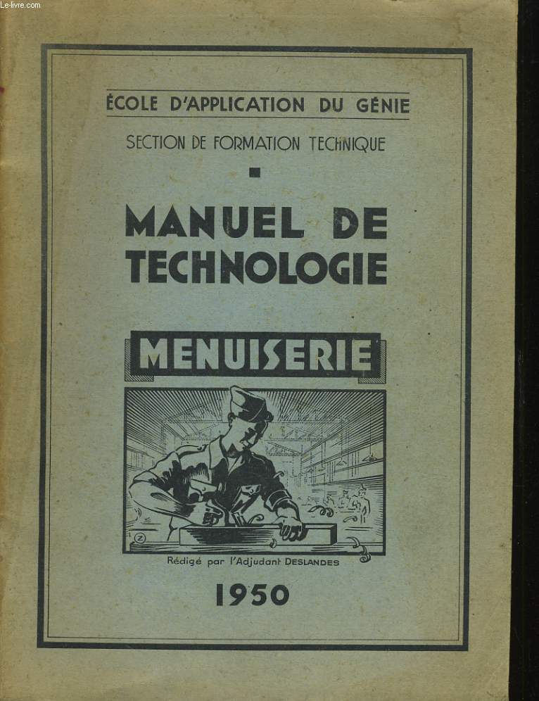 MANUEL DE TECHNOLOGIE - MENUISERIE