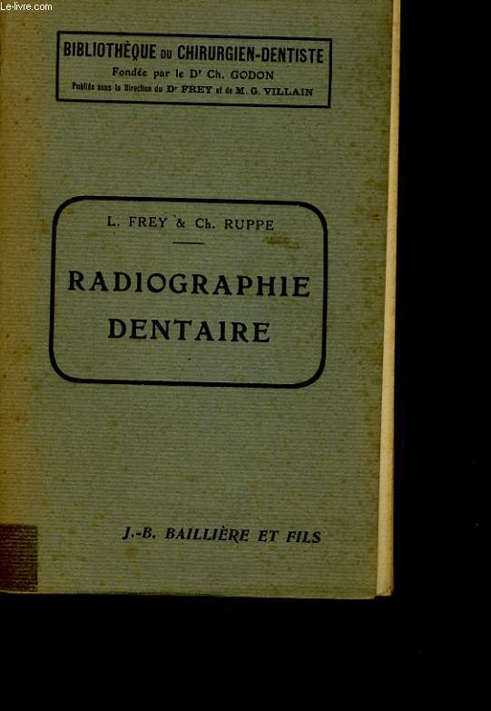RADIOGRAPHIE DENTAIRE
