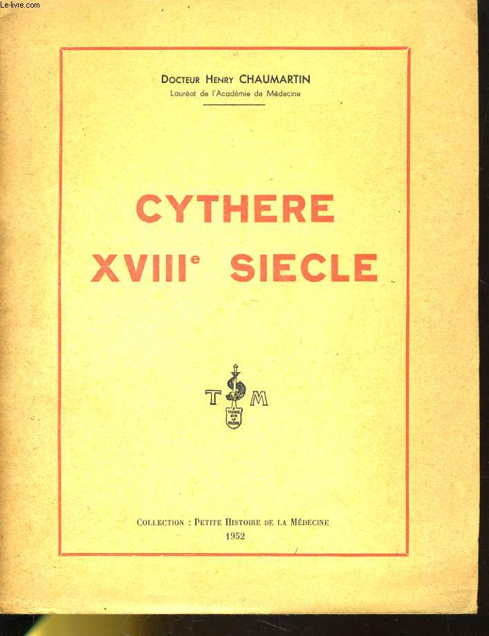 CYTHERE XVIIIe SIECLE