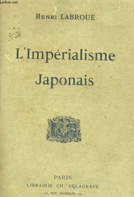 L'IMPERIALISME JAPONAIS