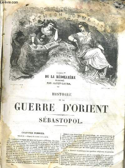 HISTOIRE DE LA GUERRE D'ORIENT. SEBASTOPOL