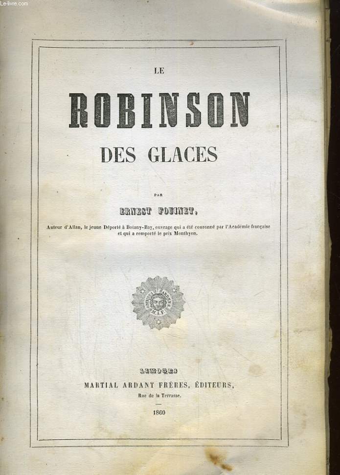 LE ROBINSON DES GLACES