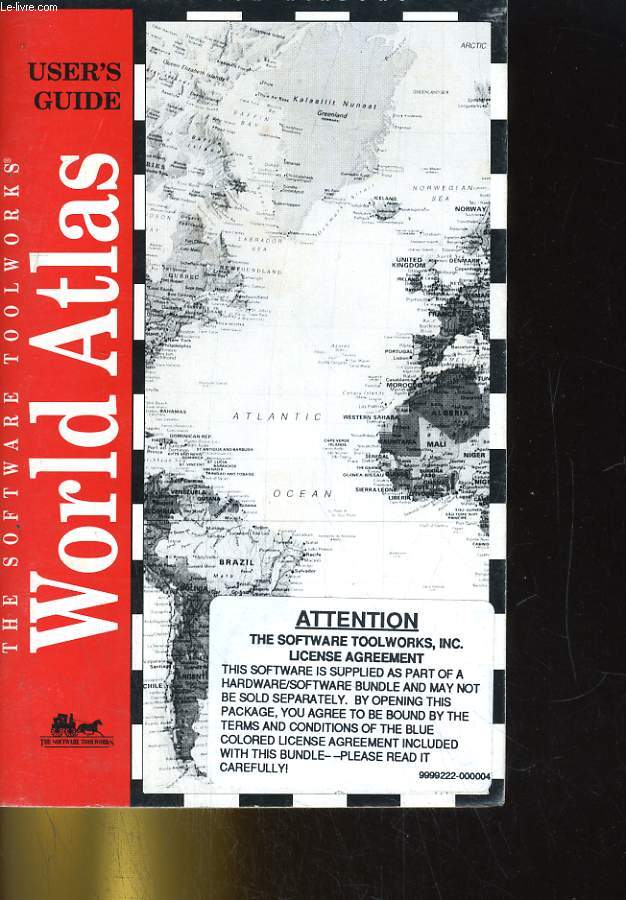 USER'S GUIDE THE SOFTWARE TOOLWORK'S WORLD ATLAS
