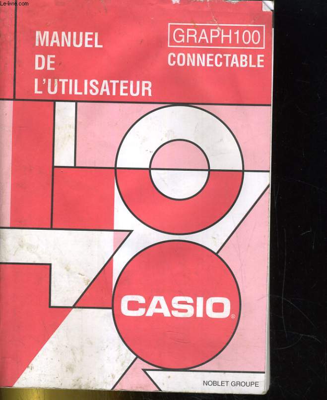 MANUEL DE L'UTILISATEUR GRAPH100 CONNECTABLE