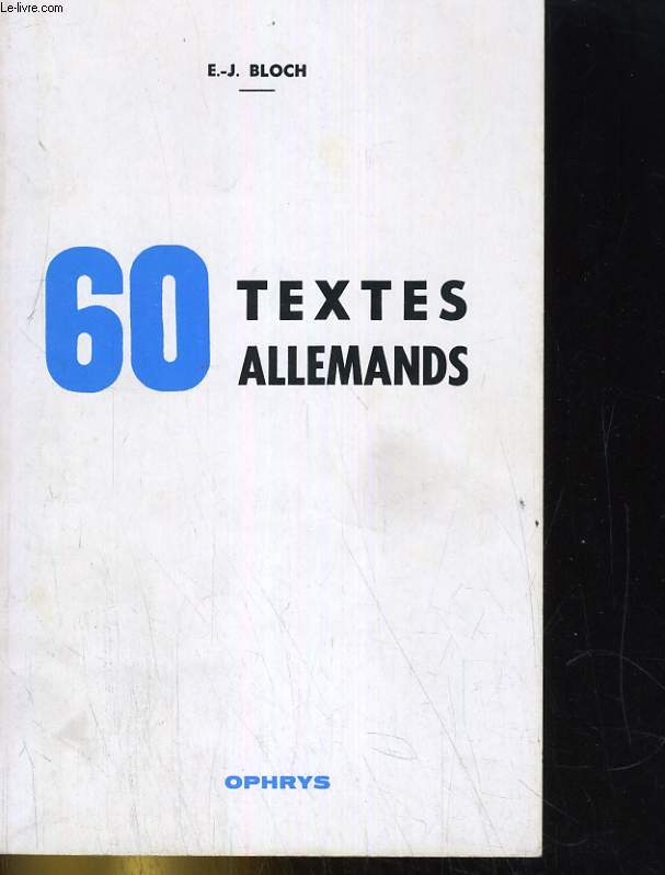 60 TEXTES ALLEMANDS