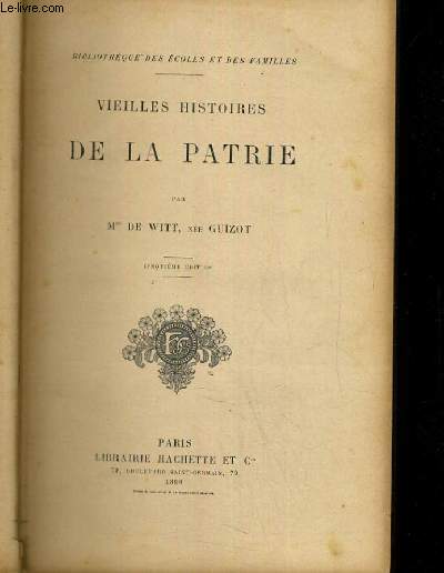 VIEILLES HISTOIRES DE LA PATRIE