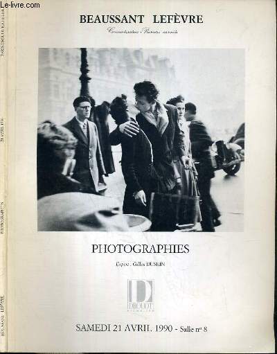 CATALOGUE DE VENTE AUX ENCHERES - DROUOT RICHELIEU - PHOTOGRAPHIES - SALLE 8 - 21 AVRIL 1990.